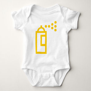 Sprühdose-Symbol Baby Strampler