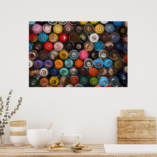 Sprühdosen, Graffiti, Poster (Küche)