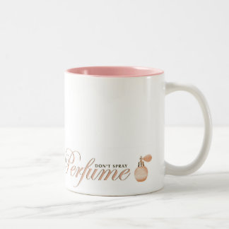 Sprühen Sie nicht Parfüm-Tasse Zweifarbige Tasse