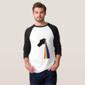 Sprühfarbe der Regenbogen T-Shirt (Vorne ganz)