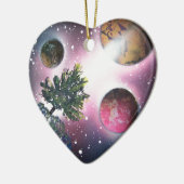 Sprühfarbe-Kunst-Raum-Landschaftsmalerei Keramikornament (Links)