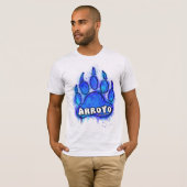 Sprühfarbe Pfote T-Shirt (Vorne ganz)