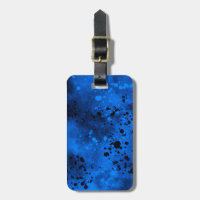 Sprühfarbe Spritzer Effekt Gepäckanhänger