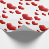 Sprühpapier für das Herz Geschenkpapier (Ecke)