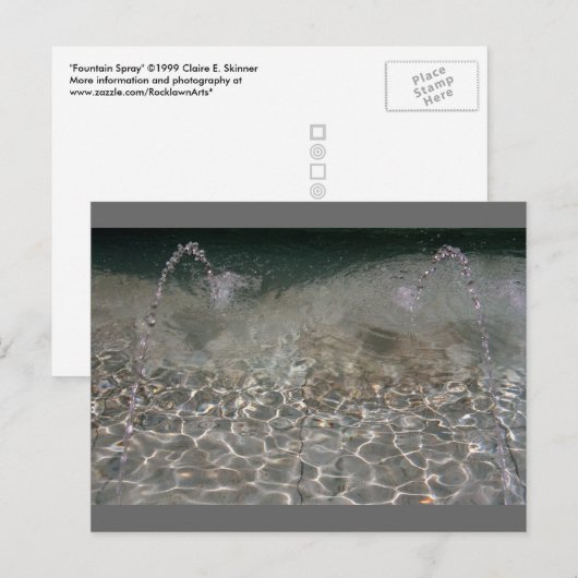 Sprühpistole Postkarte (Vorne/Hinten)