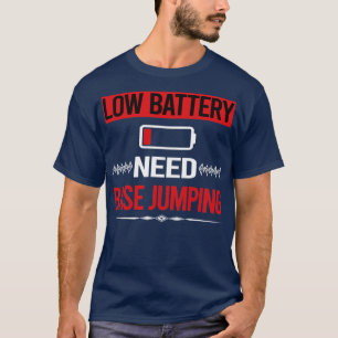 Sprung auf der Basis für niedrige Akkus T-Shirt