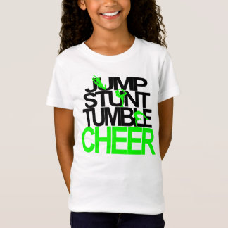 Sprung, Bremsung, Tumble, Beifall-T-Shirt im T-Shirt