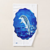 Sprung der Dolphin Blue Sea Handtuch (Handtuch)