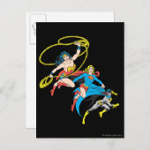 Sprung der Superhelden Postkarte (Vorne/Hinten)