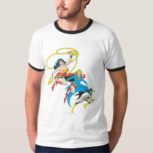Sprung der Superhelden T-Shirt (Vorderseite)
