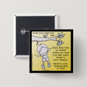 Sprung des Glaubens Button (Vorne & Hinten)