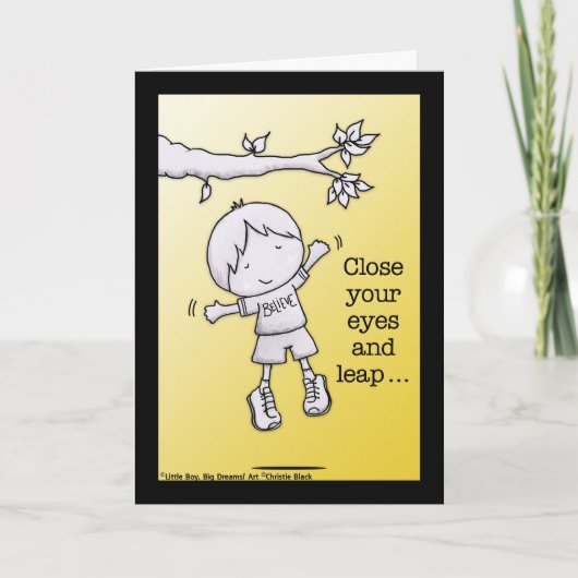 Sprung des Glaubens Karte (Vorderseite)