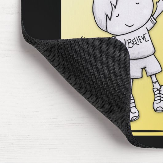 Sprung des Glaubens Mousepad (Ecke)