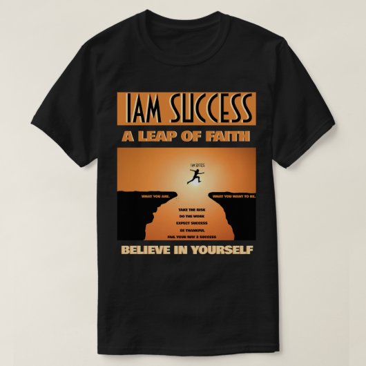SPRUNG DES GLAUBENS T-Shirt (Design vorne)