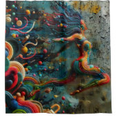 Sprung Duschvorhang (Vorderseite)