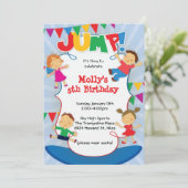 SPRUNG! EINLADUNG (Stehend Vorderseite)