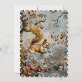 Sprung - flache Einladung Größe: 12,7 cm x 17,8 cm