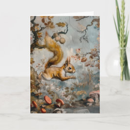 Sprung - geklappte Grußkarte Karte