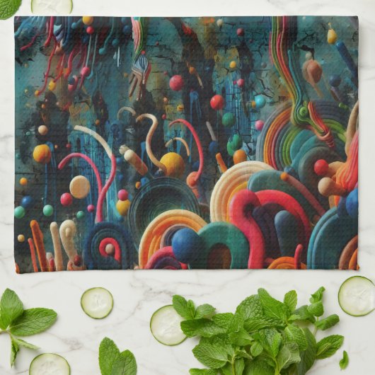 Sprung Geschirrtuch (Gefaltet)