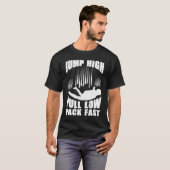 Sprung High Pull Low Pack Fast Parachute Skydive S T-Shirt (Vorne ganz)