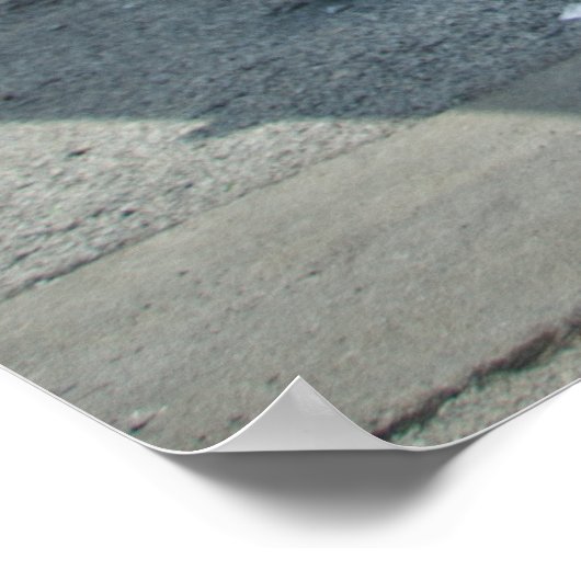 Sprung hoch poster (Ecke)