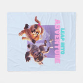 Sprung in das Abenteuer Fleecedecke (Vorderseite (Horizontal))