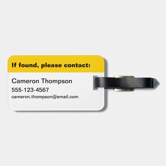 Sprung in das Abenteuer Gepäckanhänger (Rückseite horizontal)