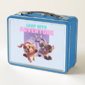 Sprung in das Abenteuer Metall Brotdose (Rückseite)