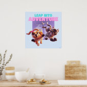 Sprung in das Abenteuer Poster (Küche)
