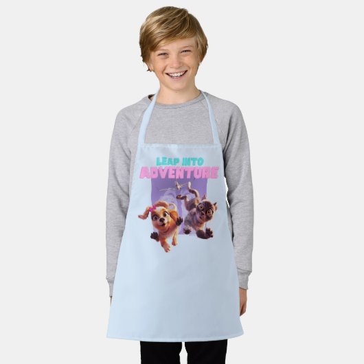 Sprung in das Abenteuer Schürze (Getragen)