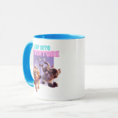 Sprung in das Abenteuer Tasse (Vorderseite Links)