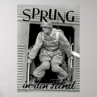 Sprung in den Feind Poster