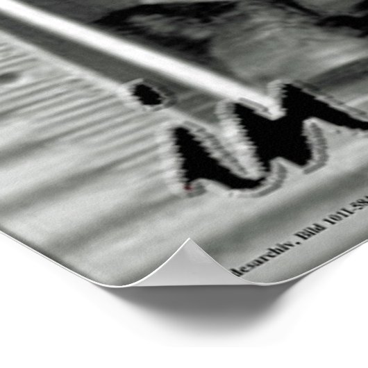 Sprung in den Feind Poster (Ecke)