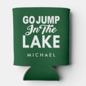 Sprung in den See Dosenkühler (Rückseite)