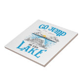 Sprung in den See Fliese (Seite)