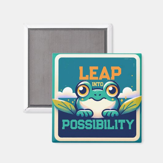 Sprung in die Möglichkeit Magnet (Vorderseite/Rückseite)
