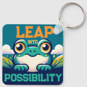 Sprung in die Möglichkeit Schlüsselanhänger (Rückseite)