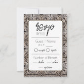 Sprung ins Zimmer RSVP Karte (Vorderseite)