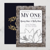 Sprung ins Zimmer Save The Date (Vorne/Hinten)