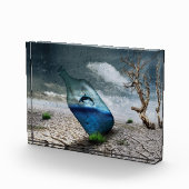 Sprung Killerwal in Flasche Fotoblock (Rechts)