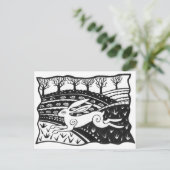 Sprung Postkarte (Stehend Vorderseite)