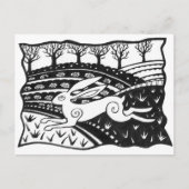 Sprung Postkarte (Vorderseite)