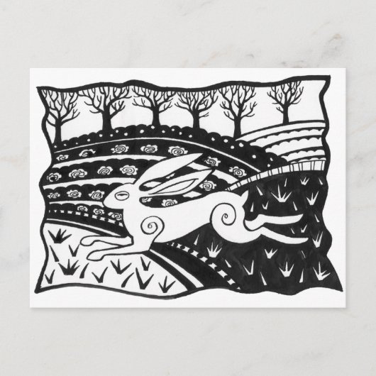 Sprung Postkarte (Vorderseite)