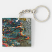 Sprung Schlüsselanhänger (Rückseite)