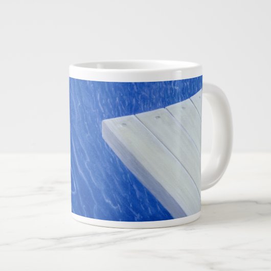 Sprungbrett 2004 Jumbo-Tasse (Vorderseite Rechts)