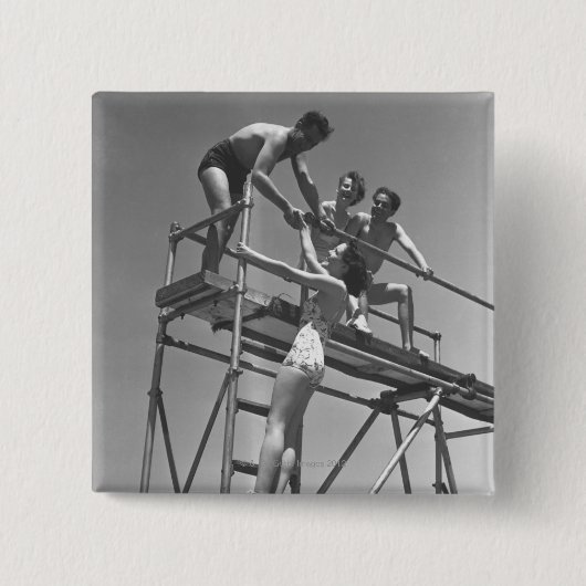 Sprungbrett Button (Vorderseite)