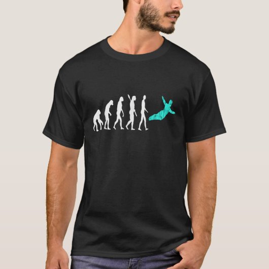 Sprungbrett-Diving-Evolutions-Plattform Sprungbret T-Shirt (Vorderseite)