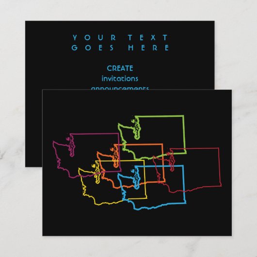 Sprungbrett Einladung (Vorne/Hinten)