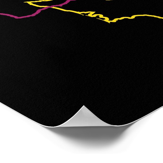 Sprungbrett Poster (Ecke)