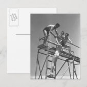 Sprungbrett Postkarte (Vorne/Hinten)